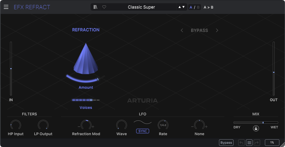 图片[1]-Arturia_Efx REFRACT_立体声多重效果 滤波器、梳状滤波器、Bitcrusher（比特破碎器）、失真和和声-艾瑞乐精品音频资源网