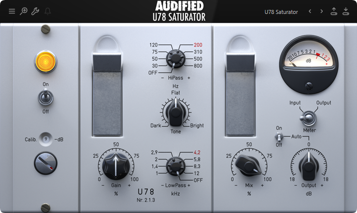 图片[1]-Audified_U78 Saturator饱和器-艾瑞乐精品音频资源网