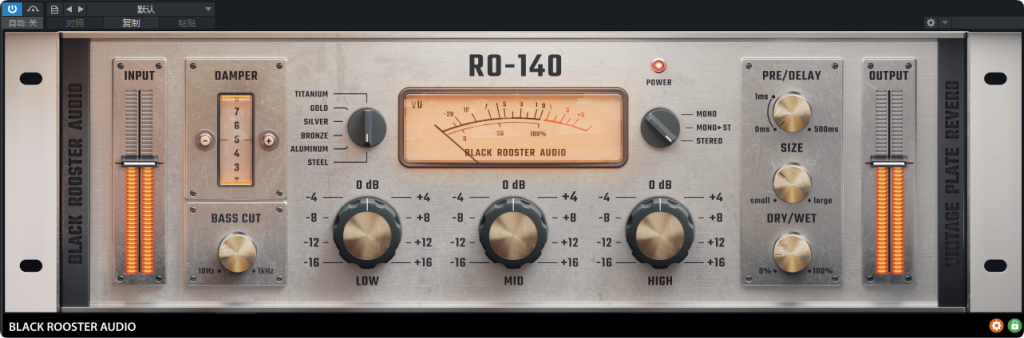 图片[1]-Black Rooster Audio_RO-140板式混响-艾瑞乐精品音频资源网
