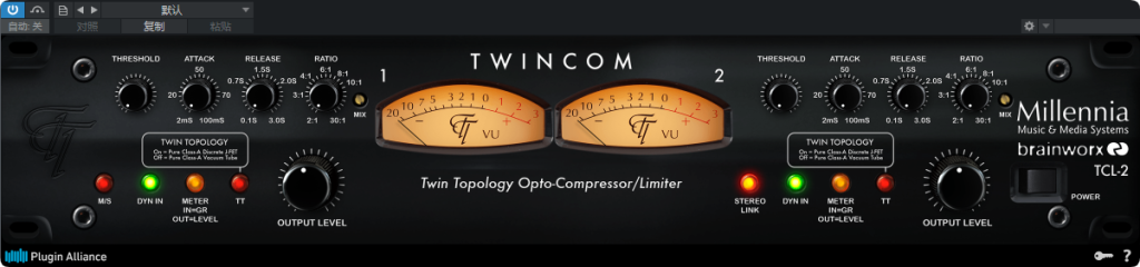 图片[1]-Plugin Alliance_Millennia TCL-2压缩 / 限制-艾瑞乐精品音频资源网