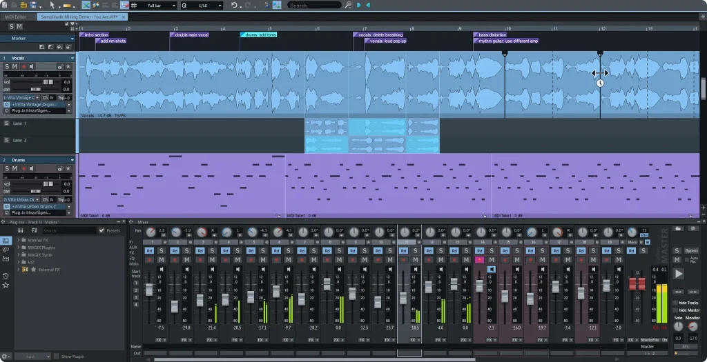 图片[1]-Sam全新数字音频工作站MAGIX Samplitude Pro X9 Suite v20.0.0-艾瑞乐精品音频资源网
