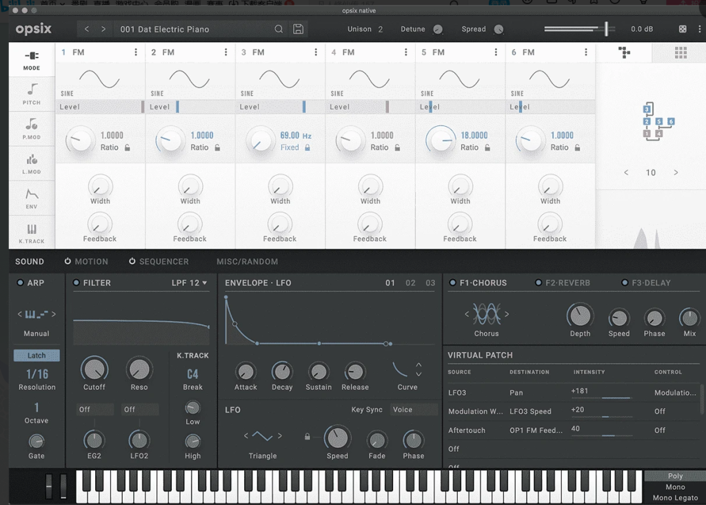 图片[1]-KORG Opsix Native_合成器-艾瑞乐精品音频资源网