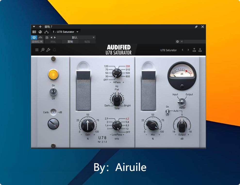 图片[1]-Audified_U78 Saturator-艾瑞乐精品音频资源网