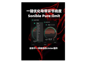一键峰值处理限制器Sonible Purelimit_win-艾瑞乐精品音频资源网
