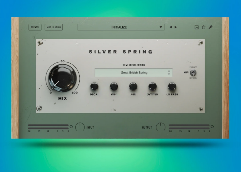 图片[1]-复古弹簧混响效果器插件Teletone Audio – Silver Spring_win-艾瑞乐精品音频资源网