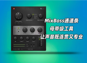 通道条插件W.A Production – Mixboss 1.0.0 WIN-艾瑞乐精品音频资源网