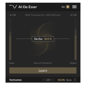 齿音消除Techivation AI-De-Esser_WIN-艾瑞乐精品音频资源网