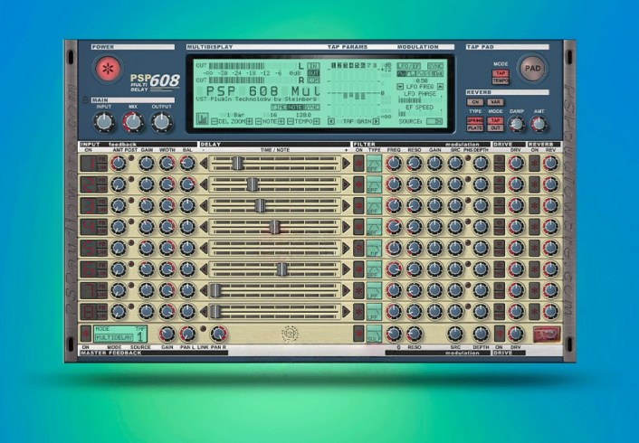 图片[1]-延迟效果插件PSPaudioware PSP 608 MultiDelay v1.8.6 WIN-艾瑞乐精品音频资源网