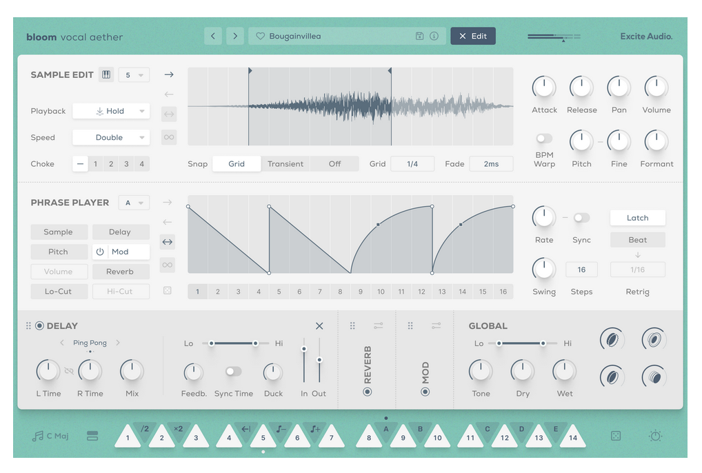 图片[1]-切片效果器Excite Audio Bloom Vocal Aether v1.1.0 Incl Keygen WIN-艾瑞乐精品音频资源网