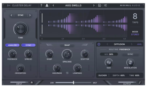 延迟效果器Minimal Audio Cluster Delay – v1.0.5r1-TCD WIN-艾瑞乐精品音频资源网