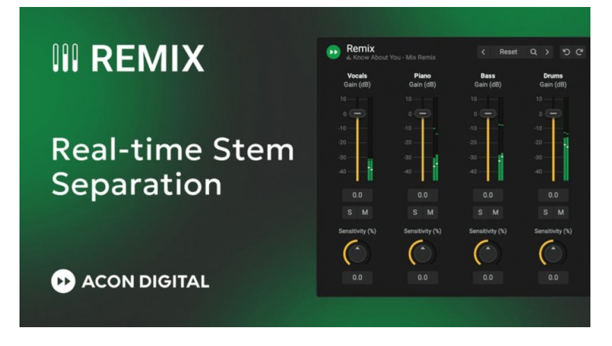 图片[1]-Acon Digital – Remix v1.0.5 WIN智能提取分离伴奏人声鼓-艾瑞乐精品音频资源网